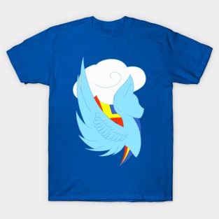 Silhouette - Rainbow Dash T-Shirt